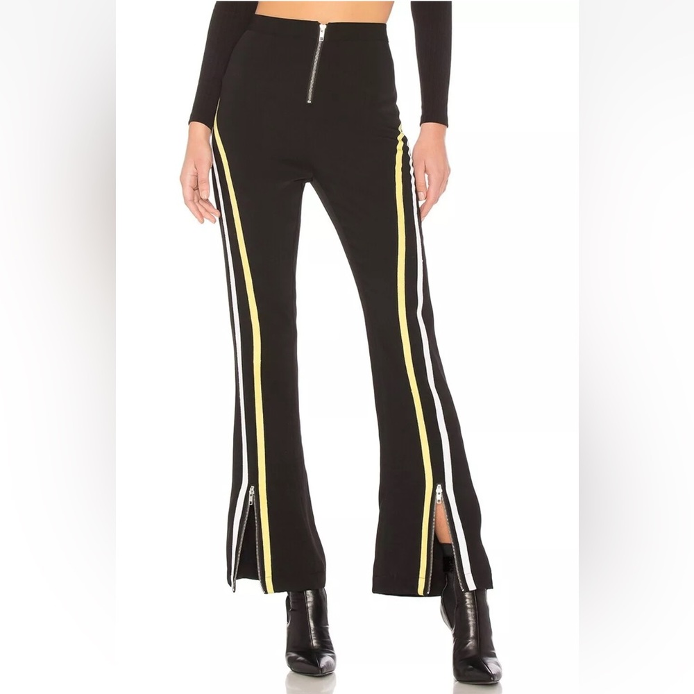 {XS} Lovers + Friends NWT Get Around Pants Black, Yellow, White